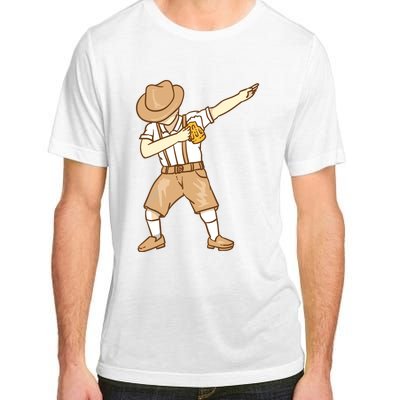 Cool Dabbing German Man With Beer Mug Shirts Oktoberfest Gift Adult ChromaSoft Performance T-Shirt