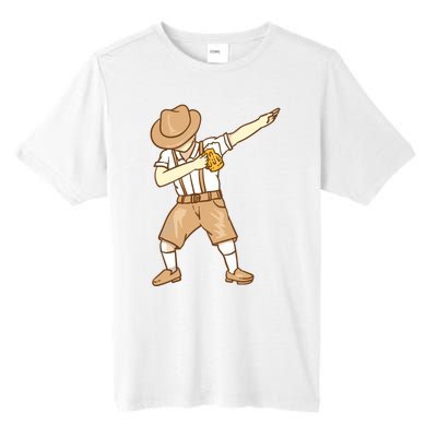 Cool Dabbing German Man With Beer Mug Shirts Oktoberfest Gift Tall Fusion ChromaSoft Performance T-Shirt