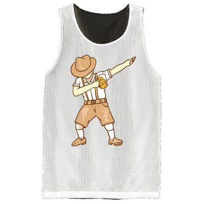 Cool Dabbing German Man With Beer Mug Shirts Oktoberfest Gift Mesh Reversible Basketball Jersey Tank