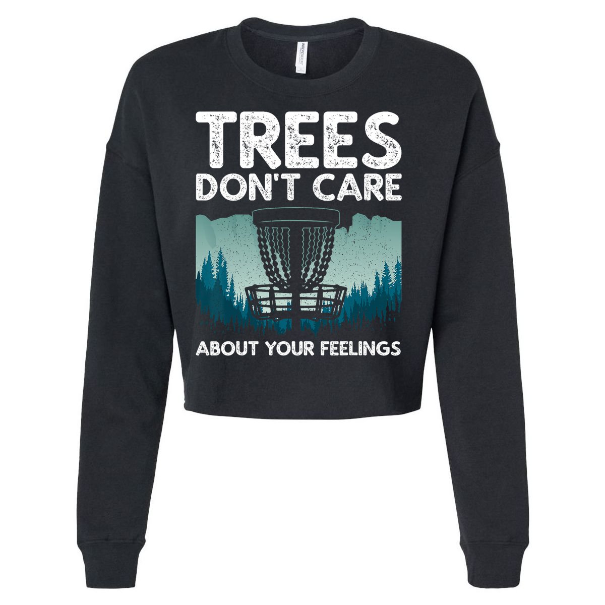 Cute Disc Golf For Men Women Disc Golf Player Cropped Pullover Crew