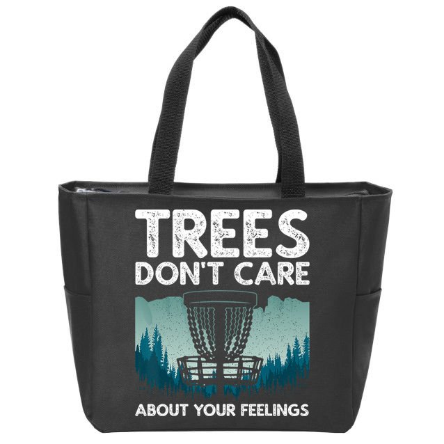 Cute Disc Golf For Men Women Disc Golf Player Zip Tote Bag
