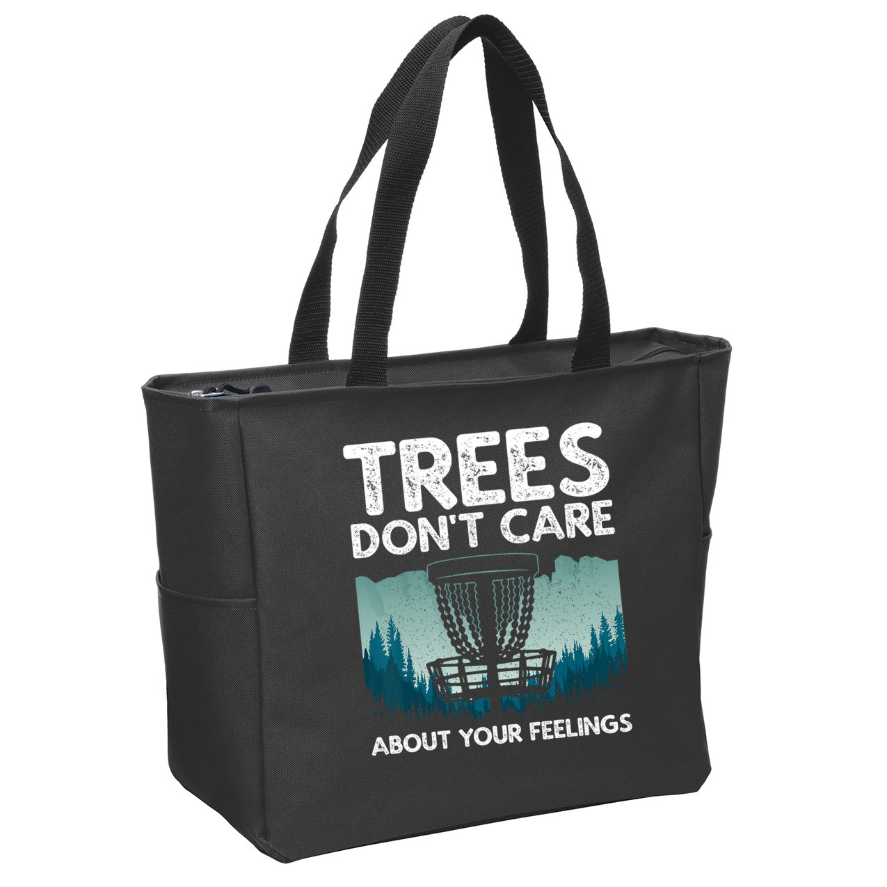 Cute Disc Golf For Men Women Disc Golf Player Zip Tote Bag