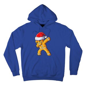 Christmas Dabbing Gingerbread Cookie Santa Hat Cute Xmas Hoodie