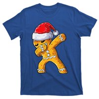 Christmas Dabbing Gingerbread Cookie Santa Hat Cute Xmas T-Shirt