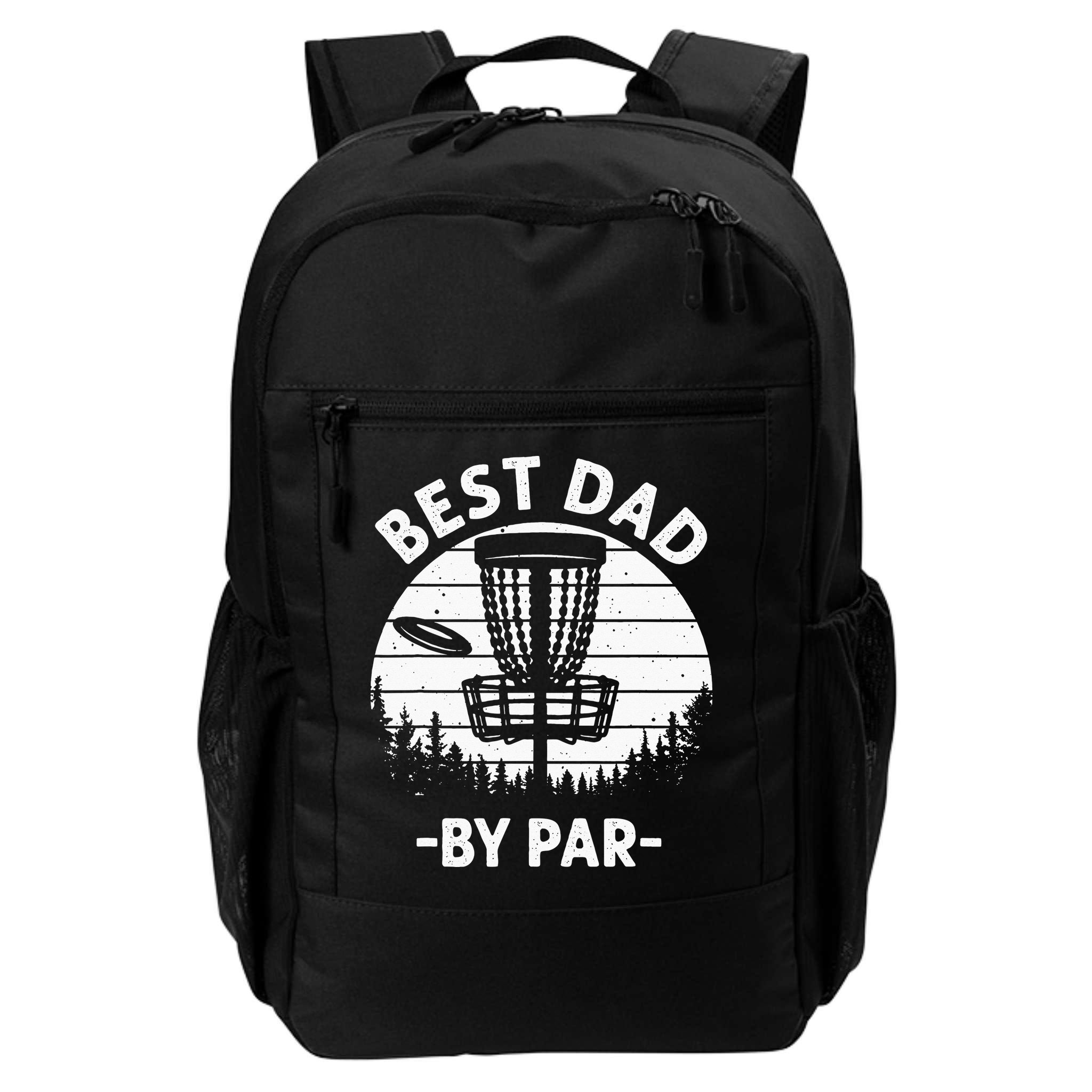 Cool Disc Golf For Dad Sports Tournament Best Dad By Par Backpack