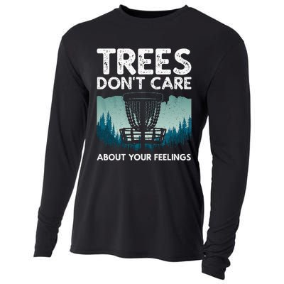 Cute Disc Golf Design For Disc Golf Player Cooling Performance Long Sleeve Crew