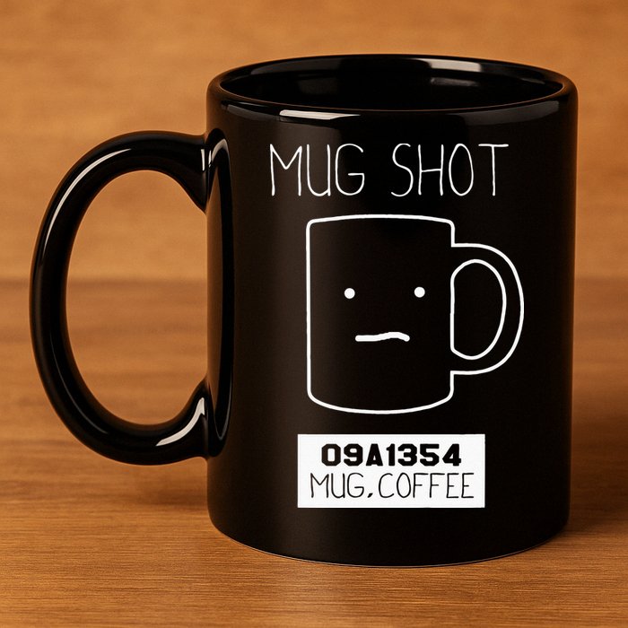 Coffee Drinker Gift Pun Mug Shot 11oz C Handle Ceramic Mug