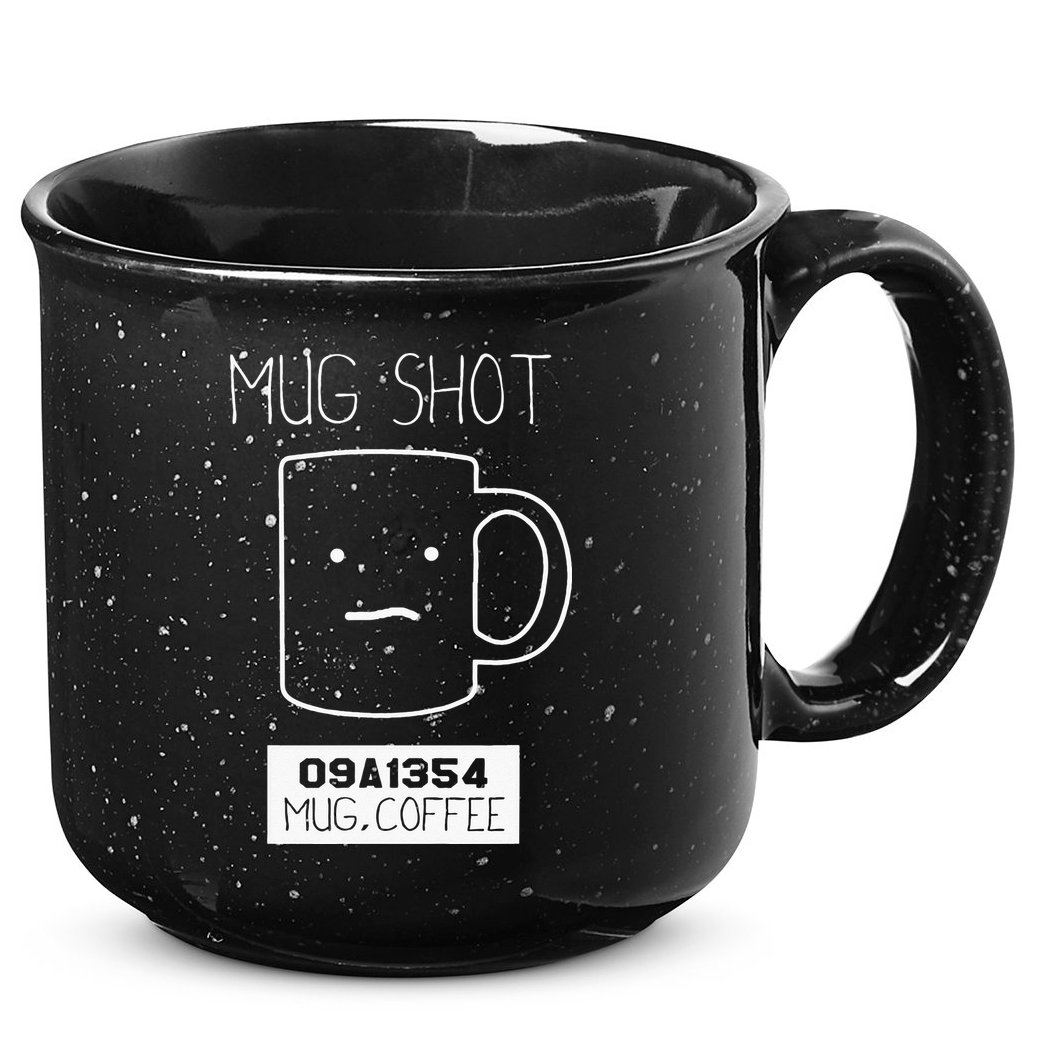 Coffee Drinker Gift Pun Mug Shot 15oz Campfire Ceramic Mug