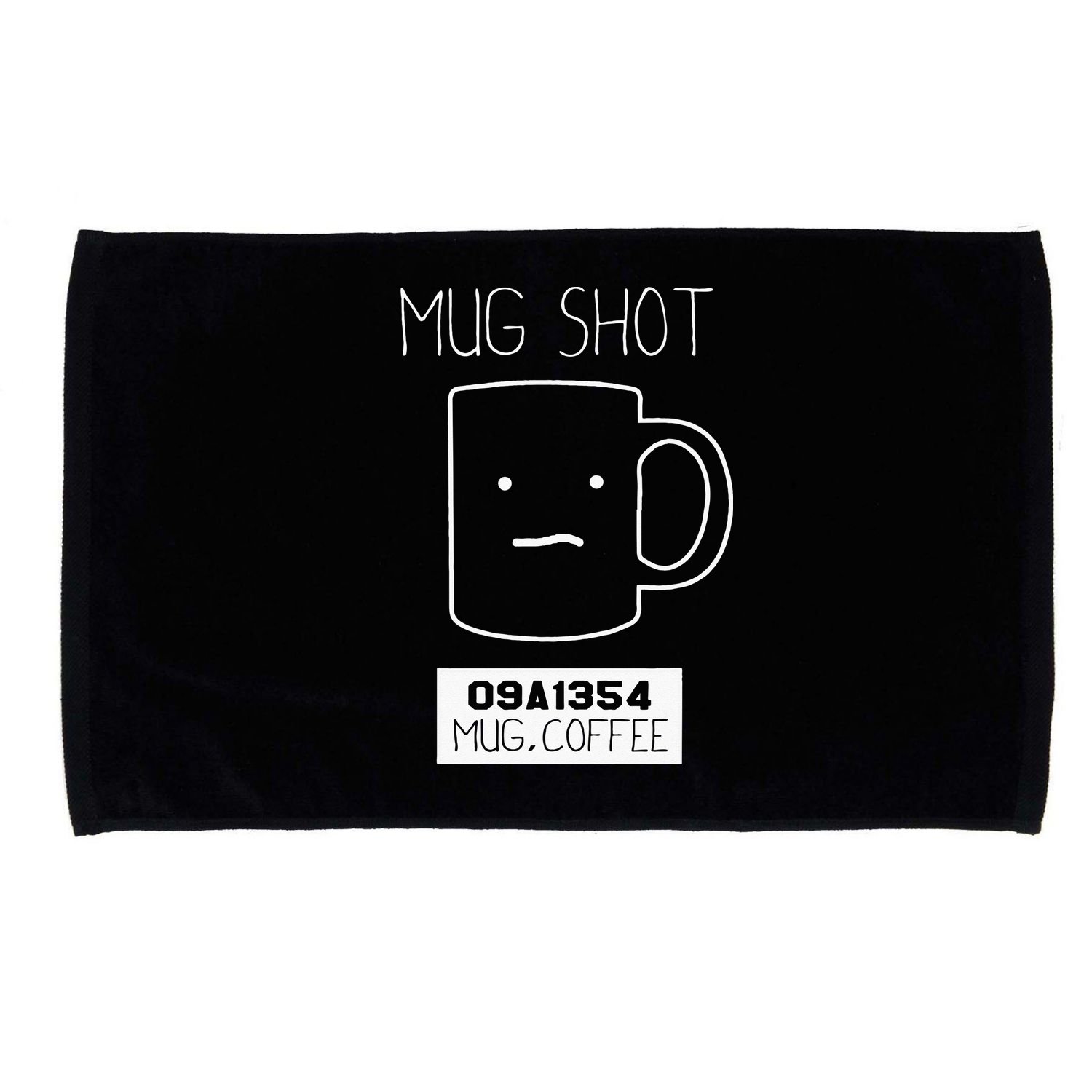 Coffee Drinker Gift Pun Mug Shot Microfiber Hand Towel