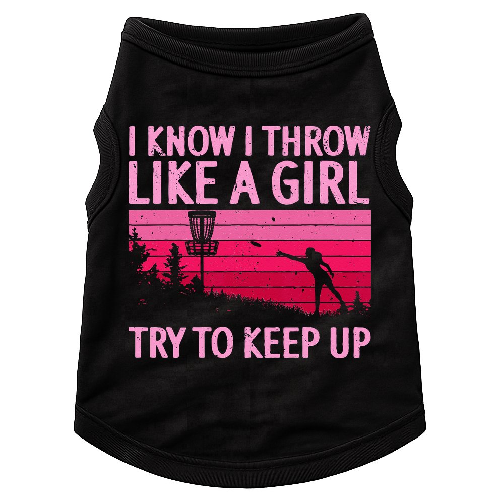 Cool Disc Golf Design For  Disc Golf Player Doggie Tank