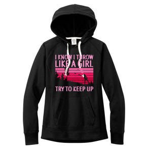 Cool Disc Golf Design For  Disc Golf Player Women's Fleece Hoodie