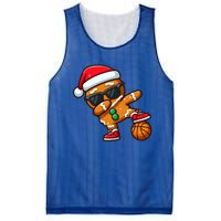 Cool Dabbing Gingerbread Santa Basketball Xmas Cookie Pajama Cool Gift Mesh Reversible Basketball Jersey Tank