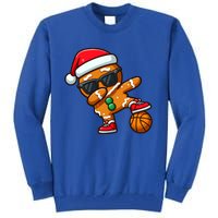 Cool Dabbing Gingerbread Santa Basketball Xmas Cookie Pajama Cool Gift Tall Sweatshirt