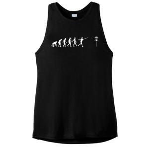 Cool Disc Golf Design Disc Golf Player Ladies PosiCharge Tri-Blend Wicking Tank