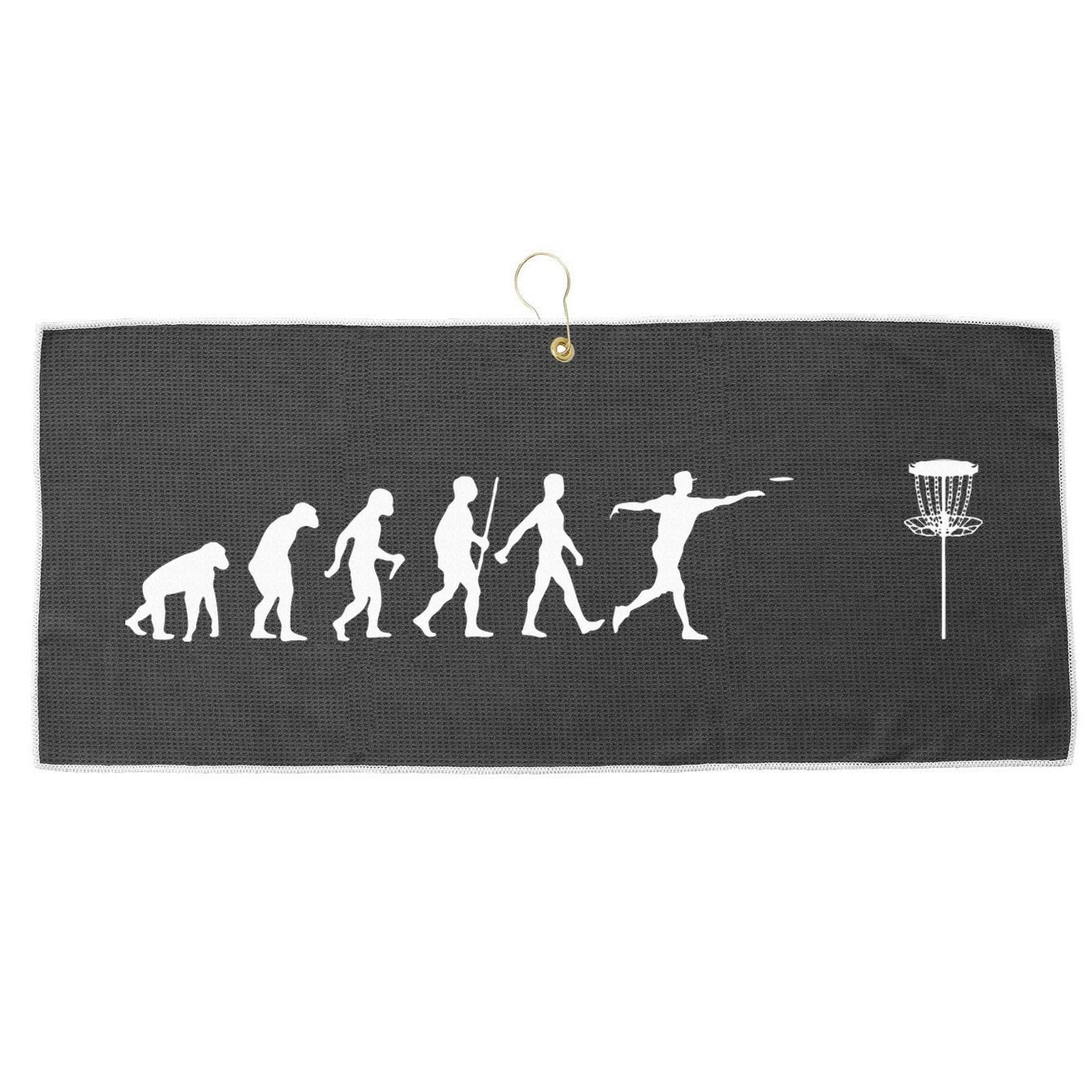 Cool Disc Golf Design Disc Golf Player Large Microfiber Waffle Golf Towel