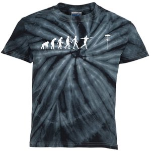 Cool Disc Golf Design Disc Golf Player Kids Tie-Dye T-Shirt