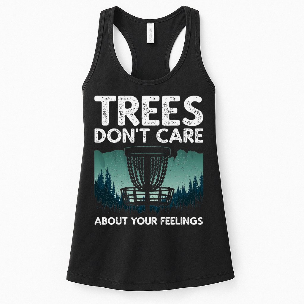 Cute Disc Golf Design Disc Golf Player Womens Tank Top