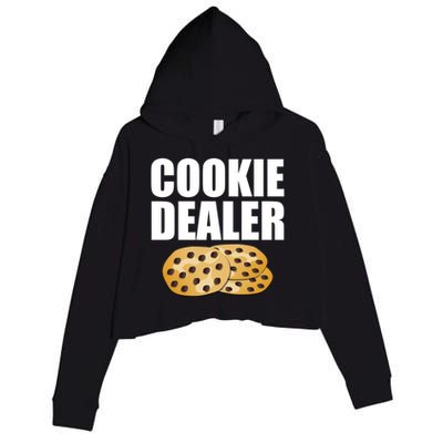 Cookie Dealer Gift Food Lover Chocolate Chip Baker Gift Crop Fleece Hoodie