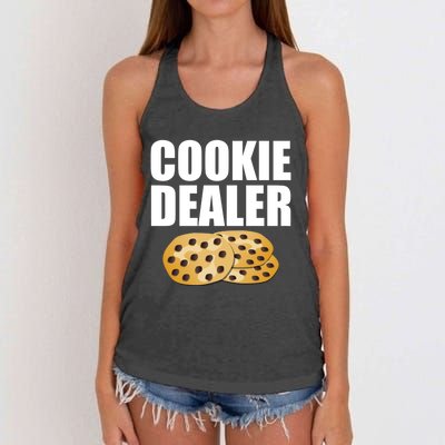 Cookie Dealer Gift Food Lover Chocolate Chip Baker Gift Women's Knotted Racerback Tank