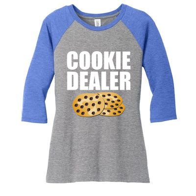 Cookie Dealer Gift Food Lover Chocolate Chip Baker Gift Women's Tri-Blend 3/4-Sleeve Raglan Shirt