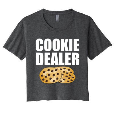 Cookie Dealer Gift Food Lover Chocolate Chip Baker Gift Women's Crop Top Tee