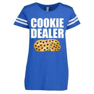 Cookie Dealer Gift Food Lover Chocolate Chip Baker Gift Enza Ladies Jersey Football T-Shirt