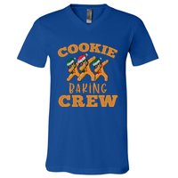 Christmas Dabbing Gingerbread Cookie Baking Crew Funny Xmas Gift V-Neck T-Shirt