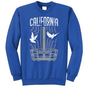 California Disc Golf Player Breaking Chains Birdie Funny Gift Tall Sweatshirt