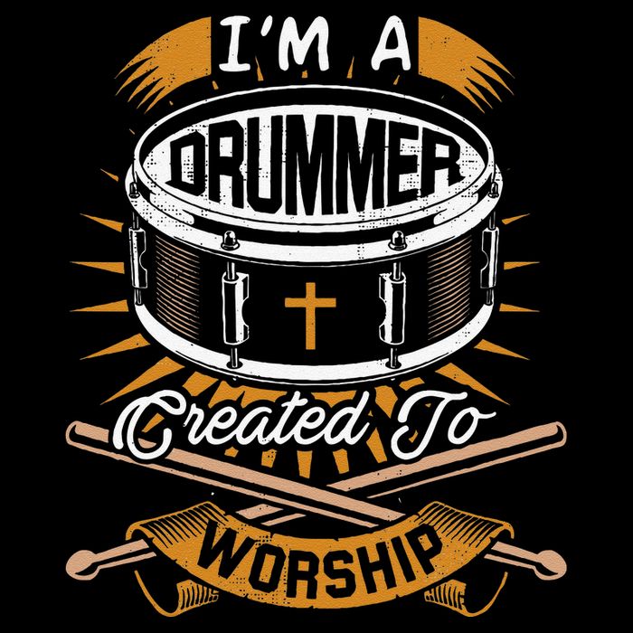 Christian Drummer Gift Idea For Drummers Who Rock God Cooling Performance Crew T-Shirt
