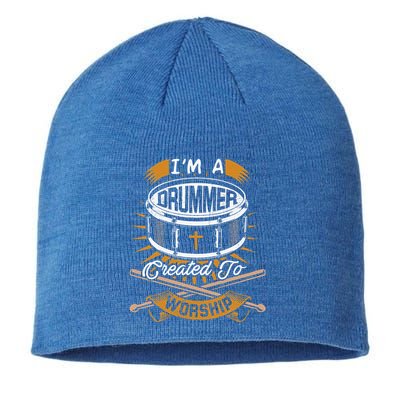 Christian Drummer Gift Idea For Drummers Who Rock God Sustainable Beanie