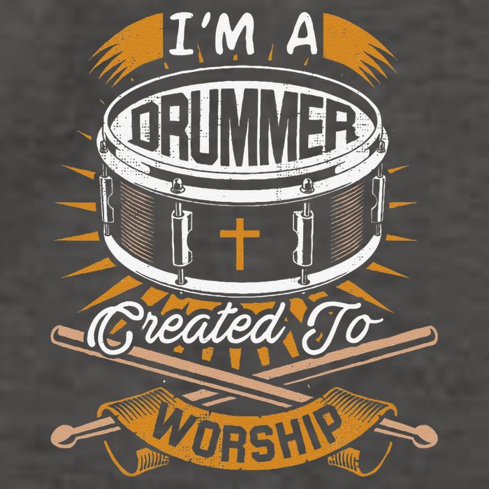 Christian Drummer Gift Idea For Drummers Who Rock God Vector Backpack