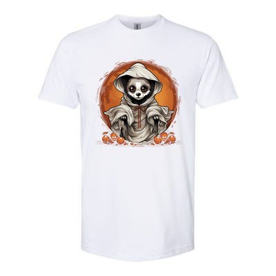 Chihuahua Dog Ghost Funny Halloween Pumpkin For Dog Lovers Gift Softstyle CVC T-Shirt