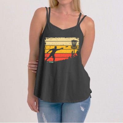 Cool Disc Golf Art For  Spors Disc Golf Player Women's Strappy Tank