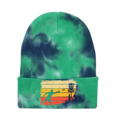 Cool Disc Golf Art For  Spors Disc Golf Player Tie Dye 12in Knit Beanie