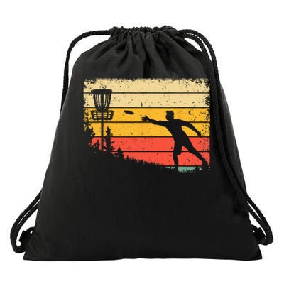 Cool Disc Golf Art For  Spors Disc Golf Player Drawstring Bag