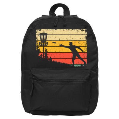 Cool Disc Golf Art For  Spors Disc Golf Player 16 in Basic Backpack