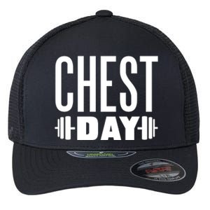 Chest Day Gym Workout Flexfit Unipanel Trucker Cap