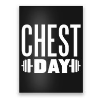 Chest Day Gym Workout Poster