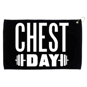 Chest Day Gym Workout Grommeted Golf Towel