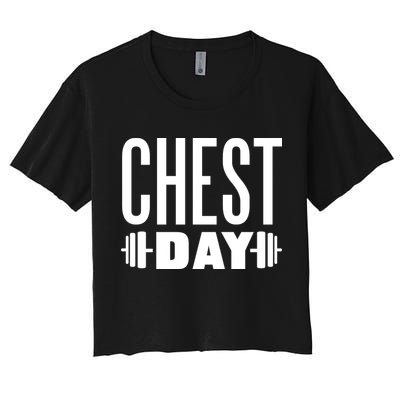 Chest Day Gym Workout Crop Top
