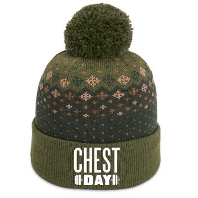 Chest Day Gym Workout The Baniff Cuffed Pom Beanie