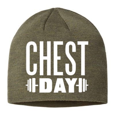 Chest Day Gym Workout Sustainable Beanie