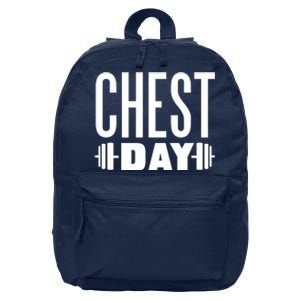 Chest Day Gym Workout 16 in Basic Backpack