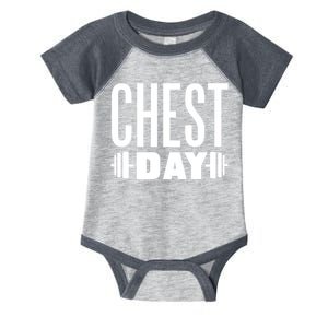 Chest Day Gym Workout Infant Baby Jersey Bodysuit