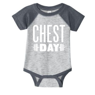 Chest Day Gym Workout Infant Baby Jersey Bodysuit