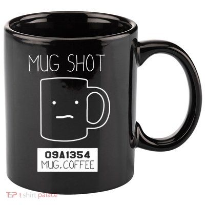 Coffee Drinker Gift Pun Mug Shot 11oz C Handle Ceramic Mug
