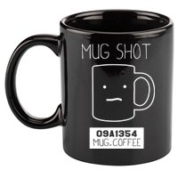 Coffee Drinker Gift Pun Mug Shot 11oz C Handle Ceramic Mug