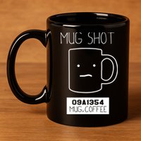Coffee Drinker Gift Pun Mug Shot 11oz C Handle Ceramic Mug