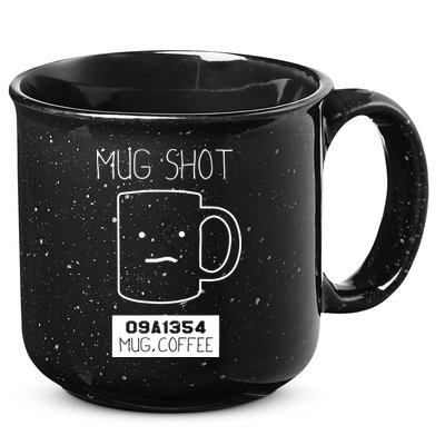 Coffee Drinker Gift Pun Mug Shot 15oz Campfire Ceramic Mug