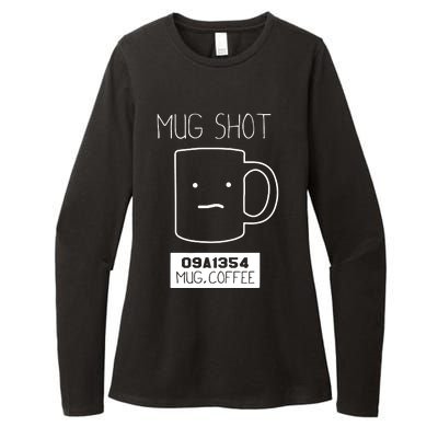 Coffee Drinker Gift Pun Mug Shot Womens CVC Long Sleeve Shirt